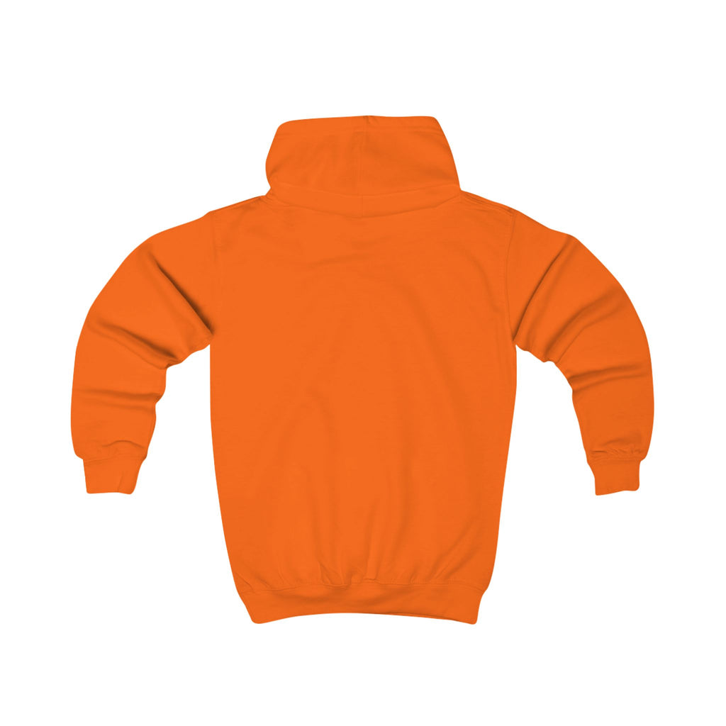 Orange crush hoodie on a white background