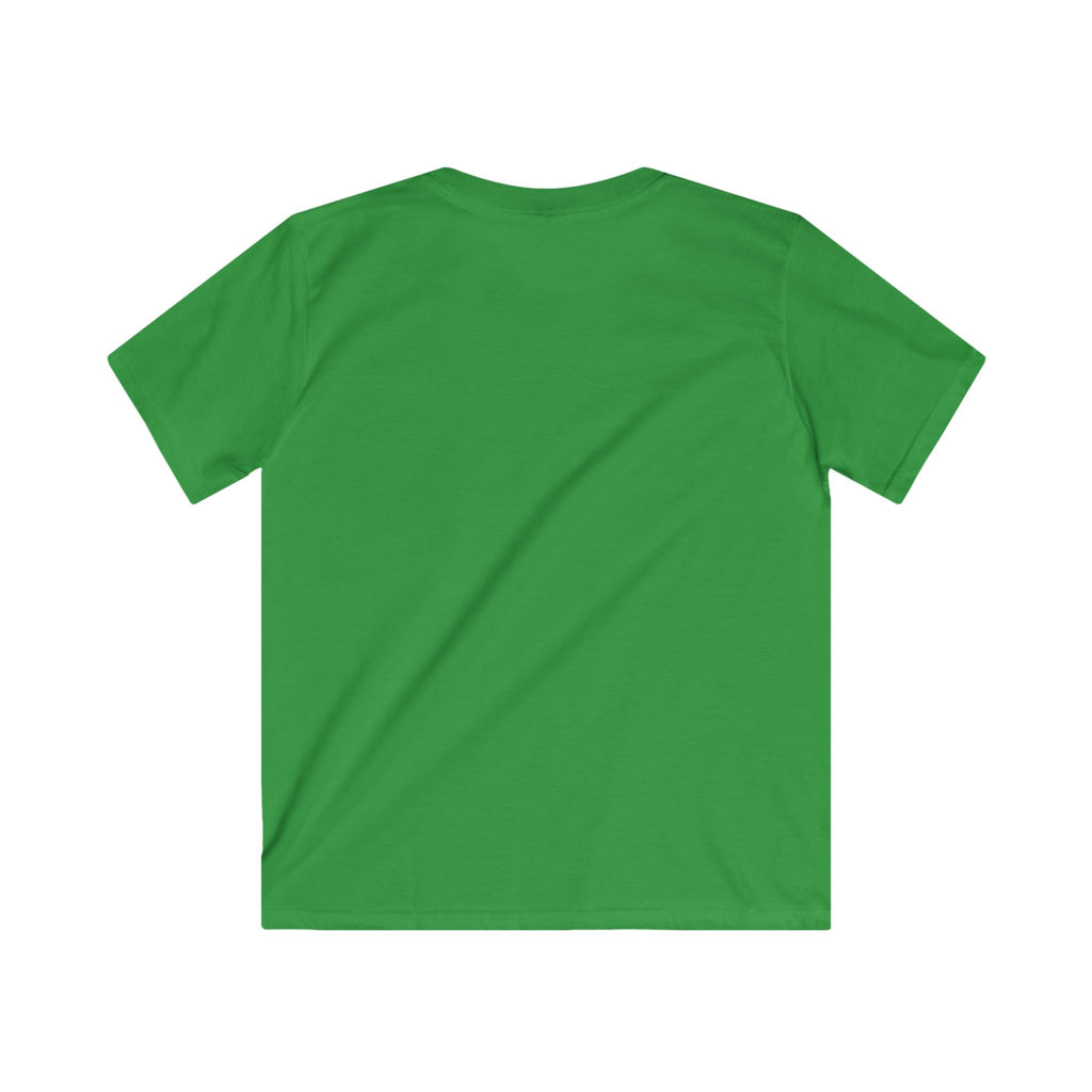 Green t-shirt on a white background
