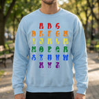 ASL Alphabet - Pride Fingerspelling & Text - Sweatshirt