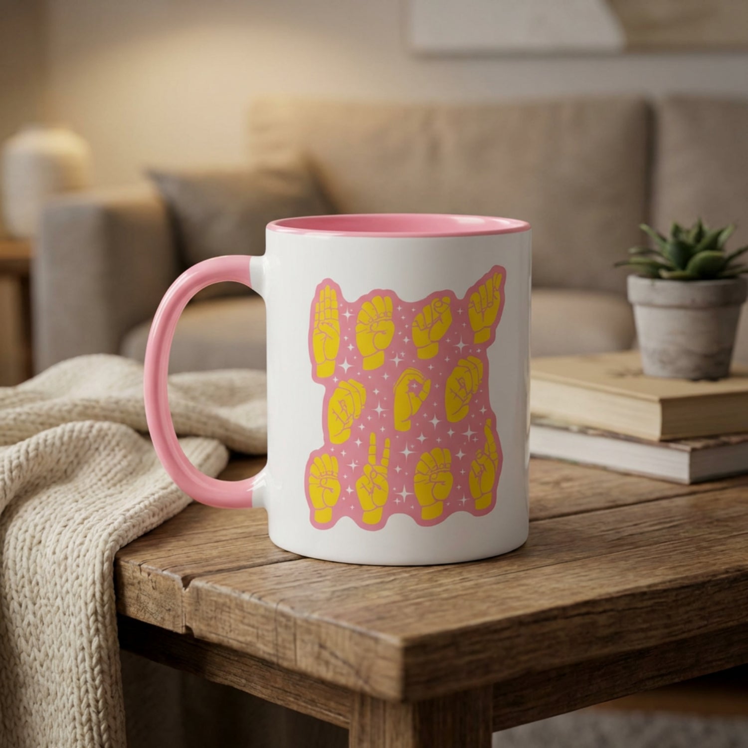 Best Mom Ever Mug - ASL Fingerspelling