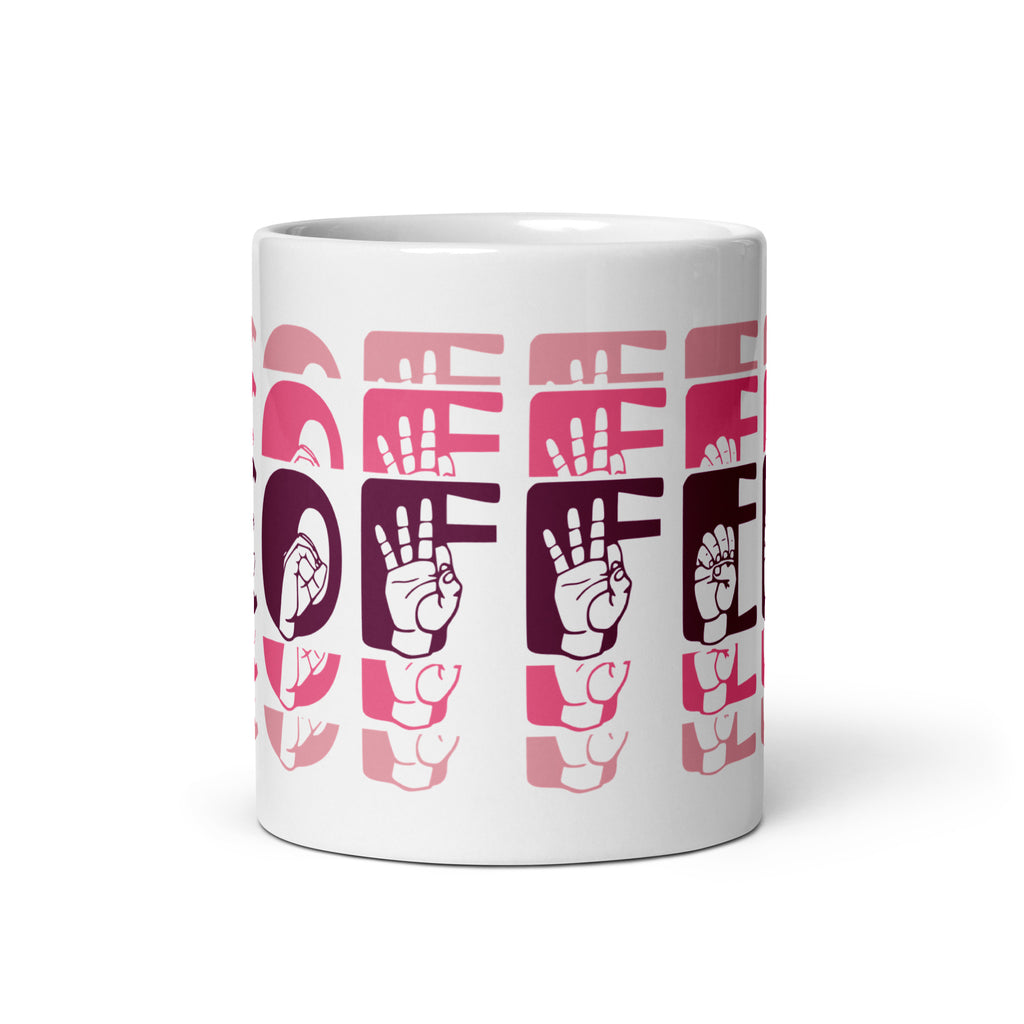 Coffee Cutaway Mug – Pink