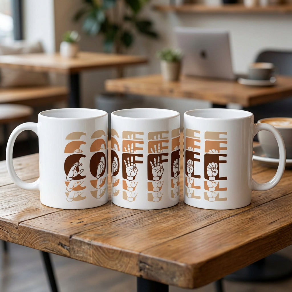 Coffee Cutaway Mug – Brown
