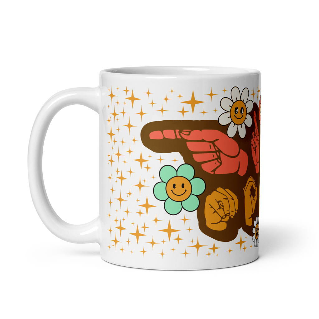 ASL Groovy Mommy Mug