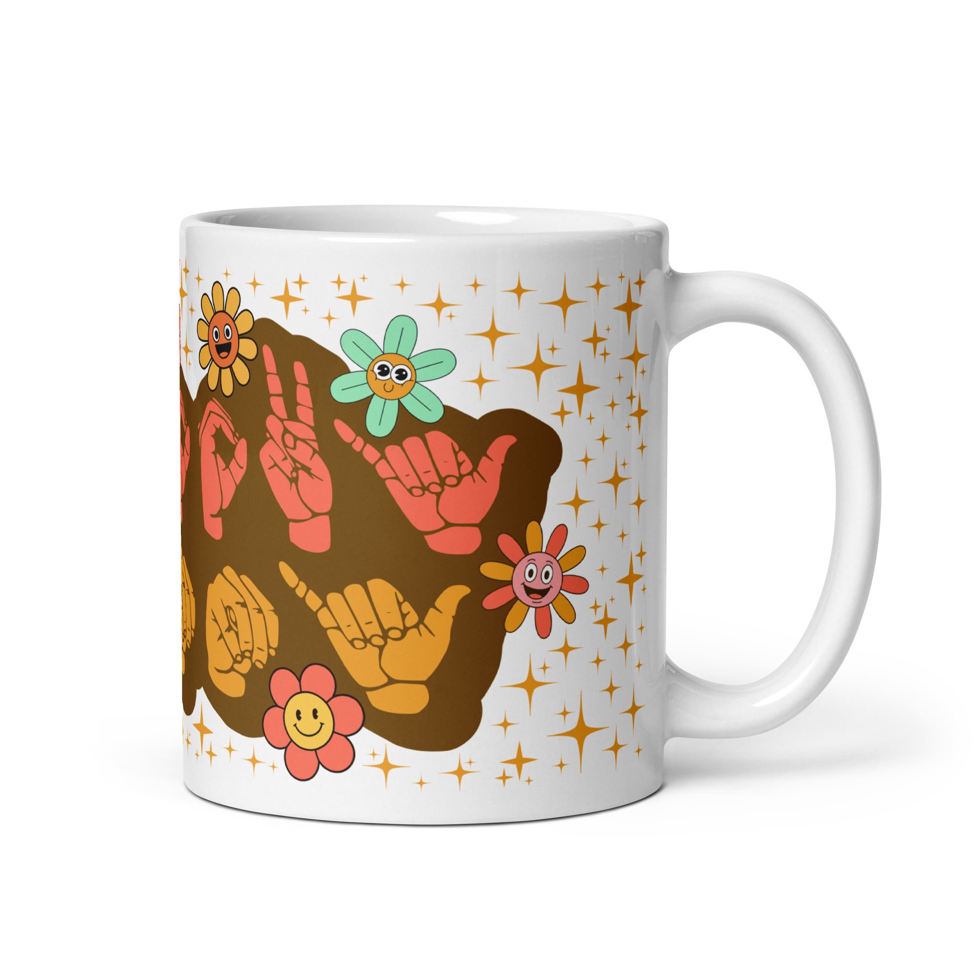 ASL Groovy Mommy Mug