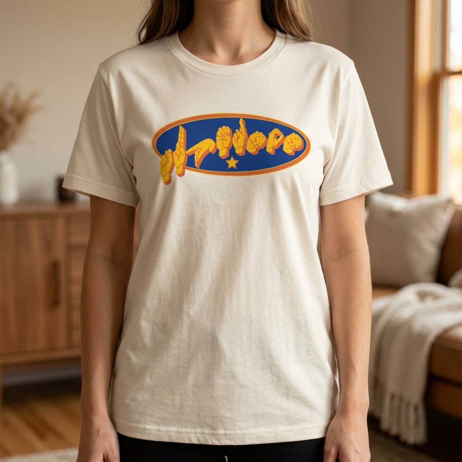 Supermom - ASL Fingerspelling - Softstyle T-Shirt