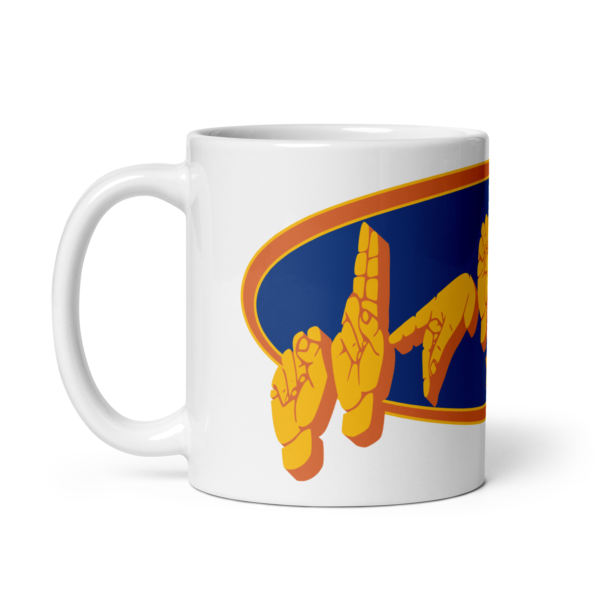 Supermom ASL Fingerspelling Mug