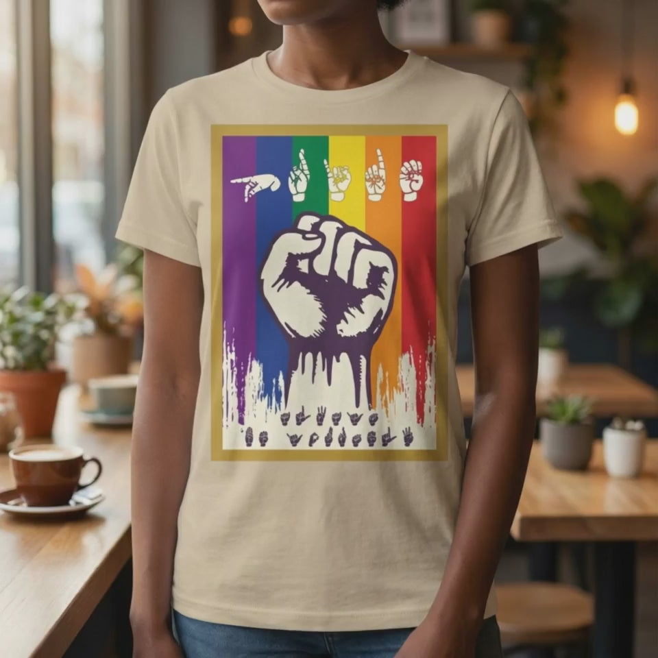 Always Be Yourself - ASL Fingerspelling - Softstyle T-Shirt