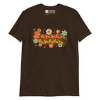 Dark chocolate coloured T-Shirt showing a Groovy Mommy BSL design