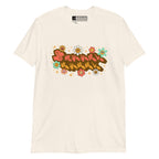 Natural coloured T-Shirt showing a Groovy Mommy BSL design