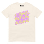 Natural coloured T-Shirt showing a Best Mum Ever BSL fingerspelling design