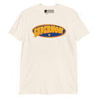 Natural colored T-Shirt showing a Supermom ASL design