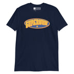 Navy coloured T-Shirt showing a Supermum BSL design