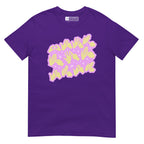 Purple coloured T-Shirt showing a Best Mom Ever BSL fingerspelling design