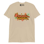 Sand coloured T-Shirt showing a Groovy Mommy BSL design