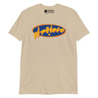 Sand colored T-Shirt showing a Supermom ASL fingerspelling design