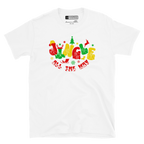 White coloured jingle all the way t-shirt with BSL design.