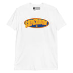 White coloured T-Shirt showing a Supermum BSL design