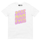 White coloured T-Shirt showing a Best Mom Ever BSL design