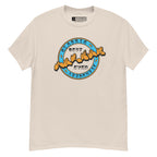 Natural T-shirt with ‘Best Father Ever’ in BSL fingerspelling and text on the front