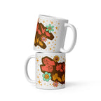 White mug showing a Groovy Mammy BSL design