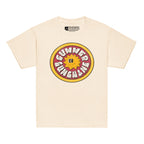 Natural t-shirt with a sun graphic and 'Summer Sunshine' text