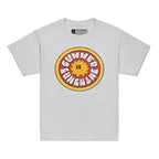 Sport grey t-shirt with a sun graphic and 'Summer Sunshine' text