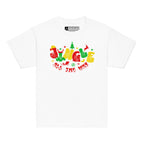 White coloured Jingle All The Way kids t-shirt with BSL design.