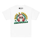 White coloured Have A Groovy Christmas kids t-shirt with BSL design.